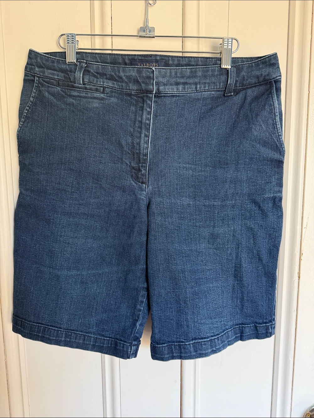 Talbots Denim Bermuda Shorts in Blue